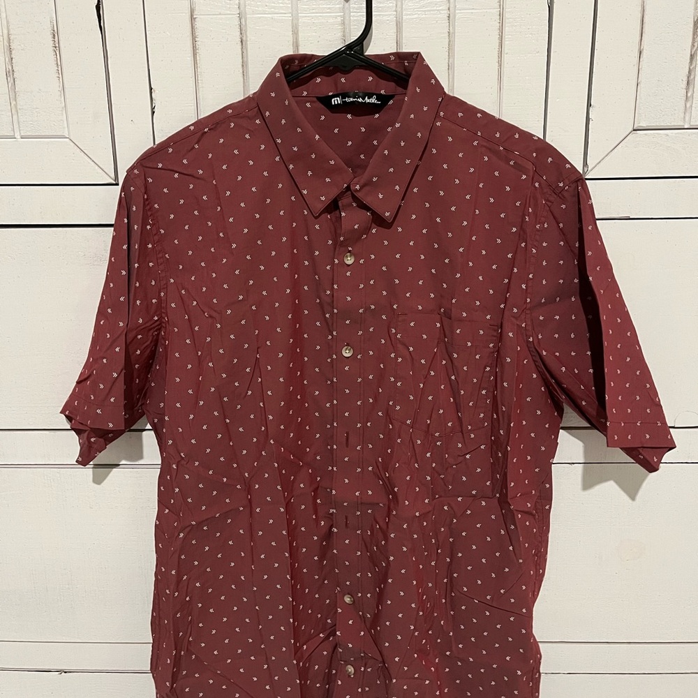 Travis Matthew, Large Button Down Short Sleeve Shirt